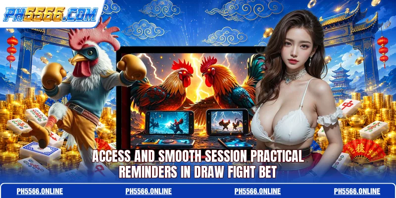 Access and smooth session practical reminders in Draw Fight Bet