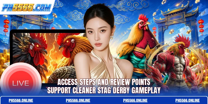 Access steps and review points support cleaner Stag Derby gameplay