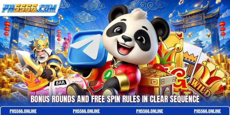 Bonus rounds and free spin rules in clear sequence