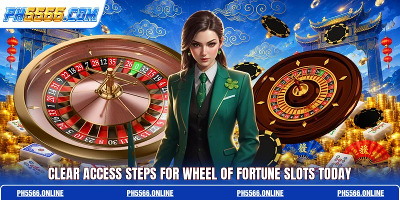 Clear access steps for Wheel of Fortune Slots today