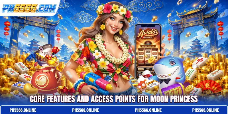 Core features and access points for Moon Princess