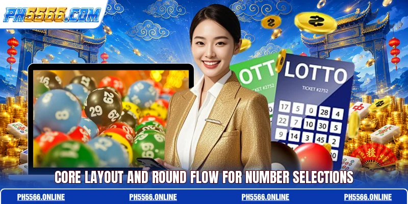 Core layout and round flow for number selections