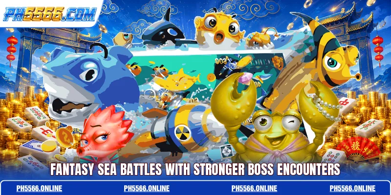 Fantasy sea battles with stronger boss encounters