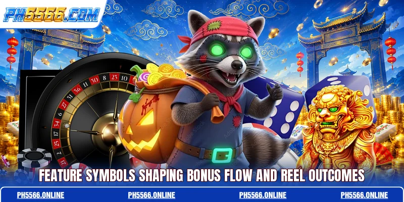 Feature symbols shaping bonus flow and reel outcomes
