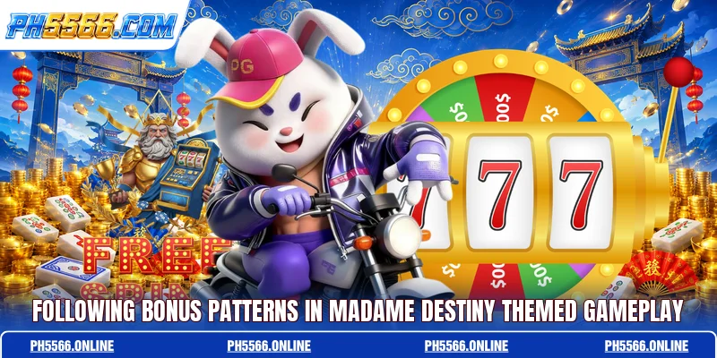 Following bonus patterns in madame destiny themed gameplay