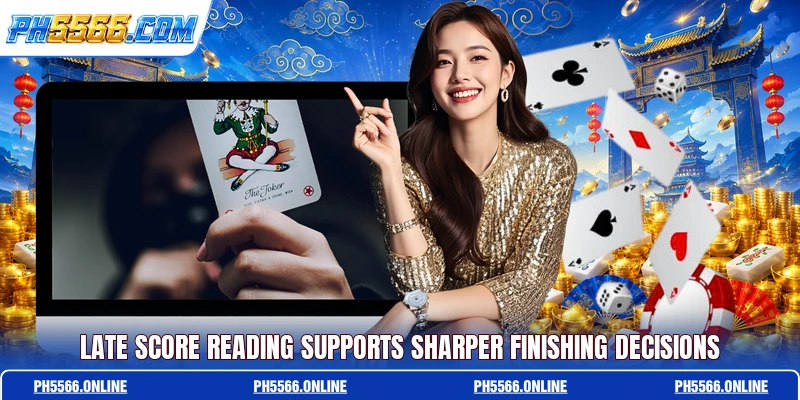 Late score reading supports sharper finishing decisions