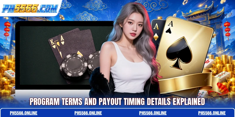 Program terms and payout timing details explained