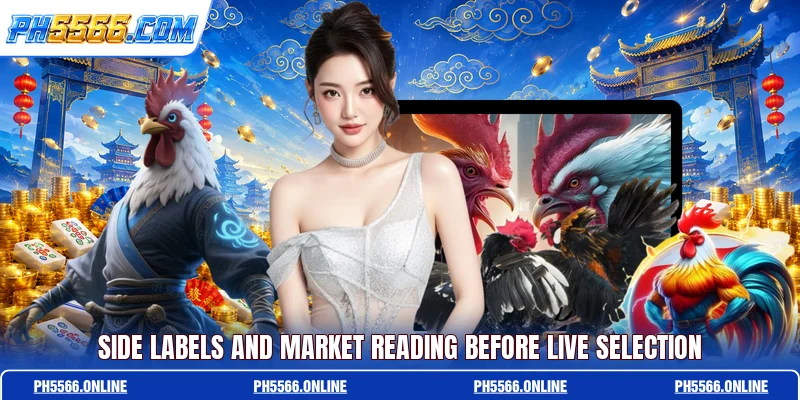 Side labels and market reading before live selection
